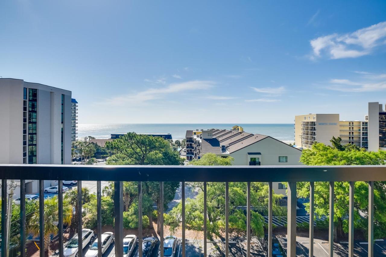 Myrtle Beach Condo With Ocean View And Pool Access! ภายนอก รูปภาพ