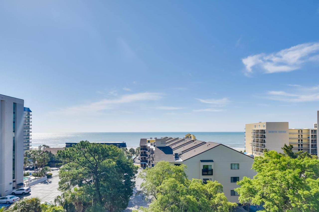 Myrtle Beach Condo With Ocean View And Pool Access! ภายนอก รูปภาพ