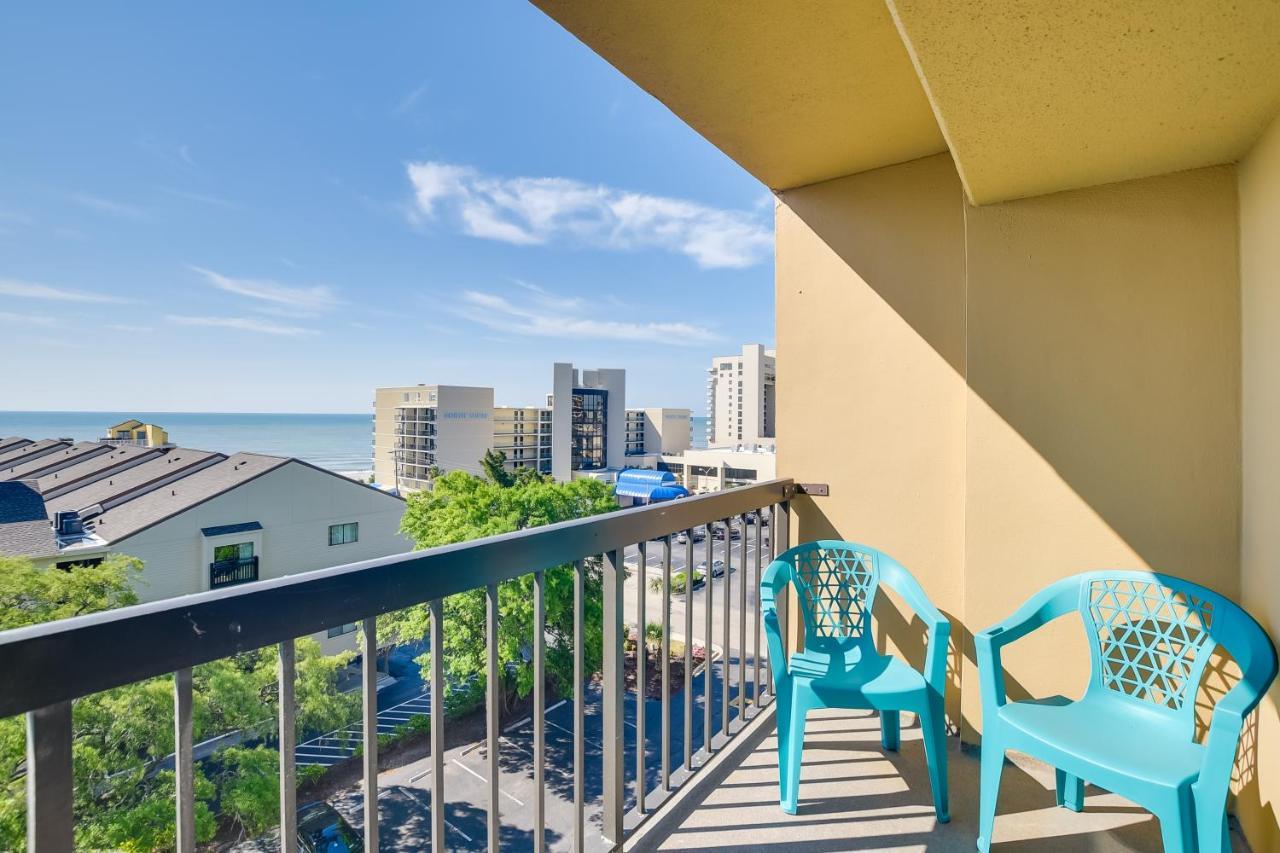 Myrtle Beach Condo With Ocean View And Pool Access! ภายนอก รูปภาพ